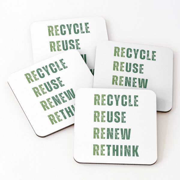 Item preview, reciclar reutilizar renovar repensar designed and sold by Mirksaz-designs.