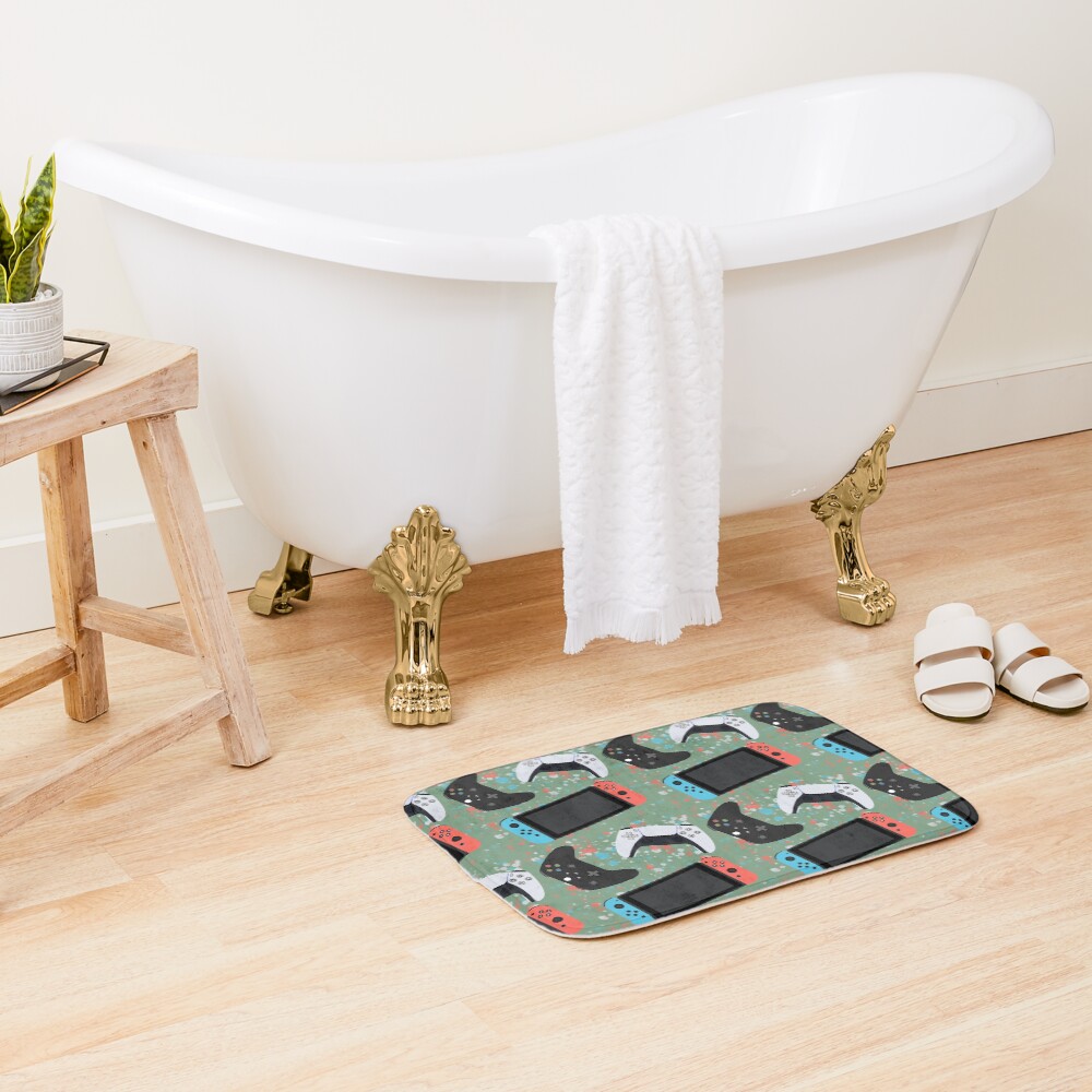 Item preview, Bath Mat designed and sold by BuzzlyBeebop.