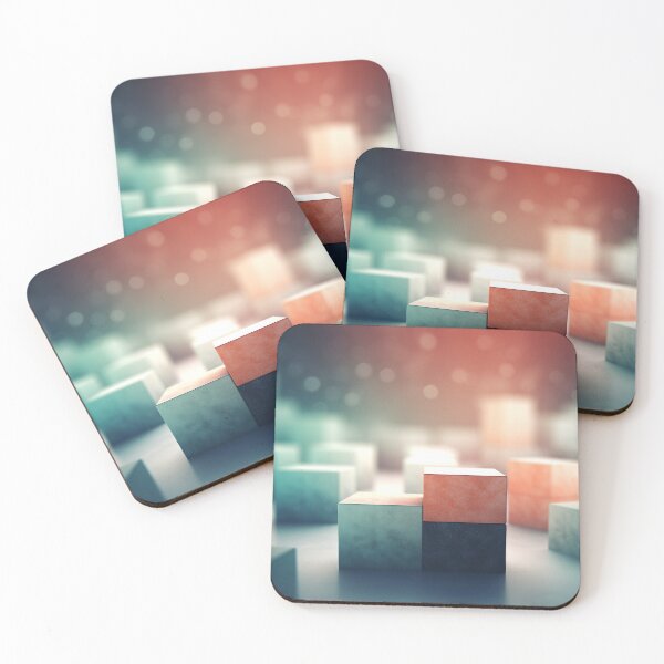 Item preview, Humanism Unfolded - Inspirational 3D Rendered Human Cubes, Maranao Art, Contrasting Backgrounds, Flat Color Blocks, UHD Digital Art, Abstract Scene Design -- AR 4:5 designed and sold by stateofhuman.