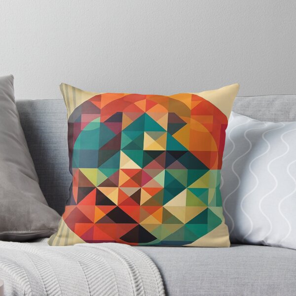 Item preview, Vibrant Multi-Colored Geometric Cubic Abstract Art – UHD Digital Design for Print on Demand designed and sold by stateofhuman.