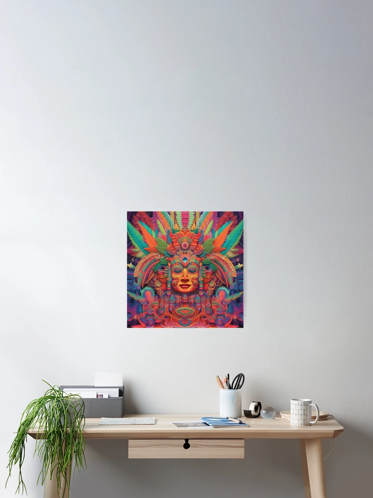 Thumbnail 2 of 3, Poster, Abstract Aztec Patterns designed and sold by Desfix.