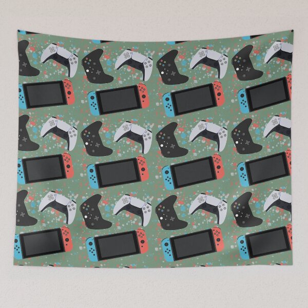 Item preview, Console Controllers Pattern designed and sold by Reba Lou.