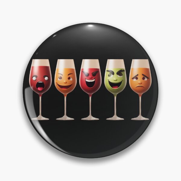 Item preview, Wine Emoji Wine Glasses  designed and sold by Alper Billik.