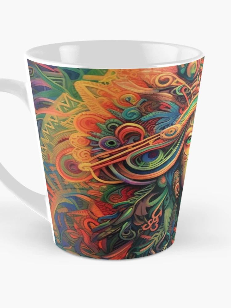 Thumbnail 3 of 4, Coffee Mug, Abstract Aztec Patterns designed and sold by Desfix.