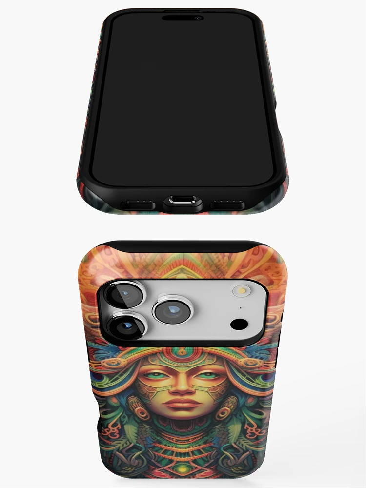 Thumbnail 3 of 4, iPhone Case, Abstract Aztec Patterns designed and sold by Desfix.