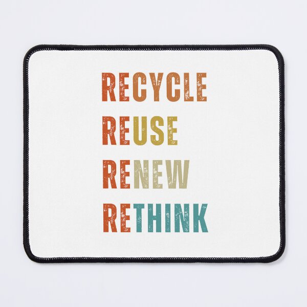 Item preview, Recycle reuse renew rethink designed and sold by Mirksaz-designs.