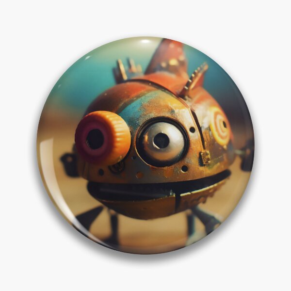 Item preview, Cute robotic piranha designed and sold by MuteEcho.