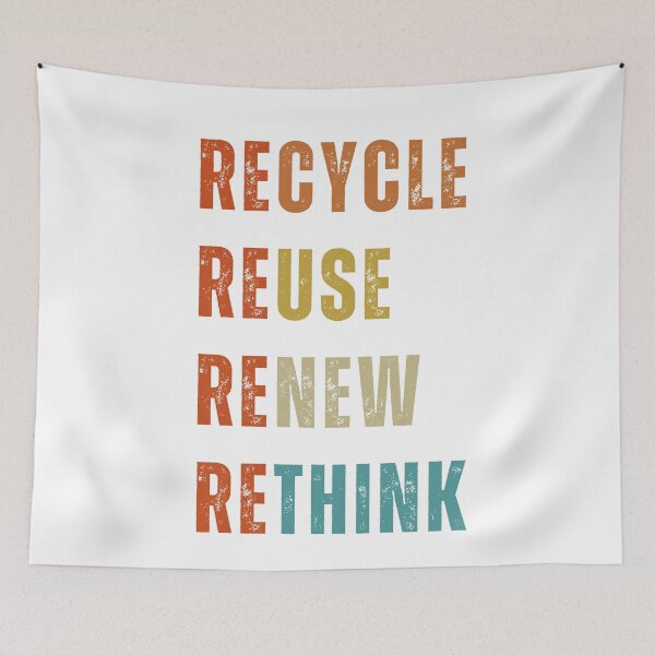Item preview, Recycle reuse renew rethink designed and sold by Mirksaz-designs.
