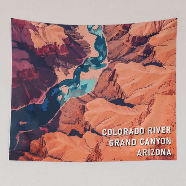 Artikelvorschau, Colorado River in Arizona Great Canyon Red Rocks entworfen und verkauft von TheHellSong.