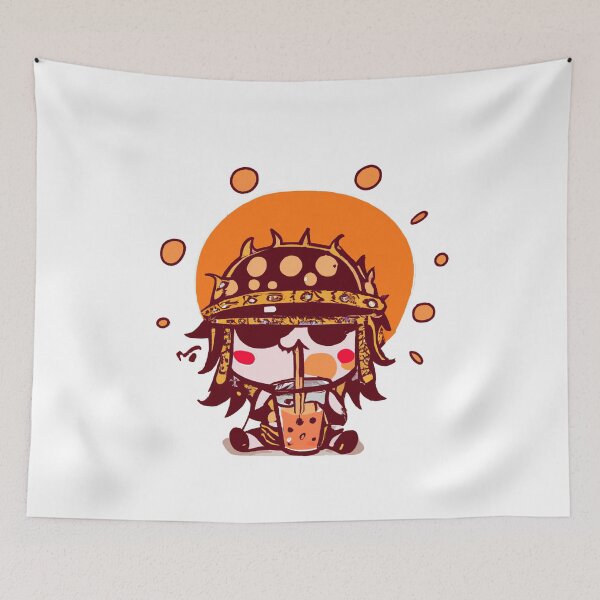 Item preview,  Tangled Sun Warrior drinking bubble tea V2 designed and sold by design19970.