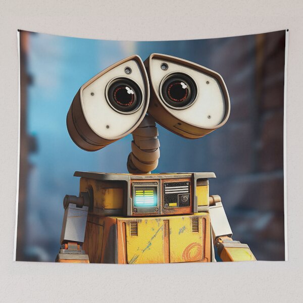 Item preview, Whimsical Cartoon Robot Kid - Unique Digital Art for Kids and Robot Enthusiasts designed and sold by DoPrint.