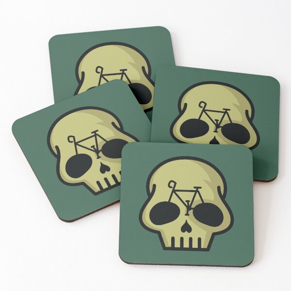 Item preview, Bicycle wheels eyes on a skull face  designed and sold by Donutlovers.