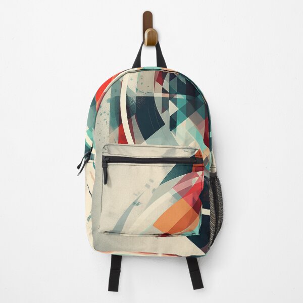 Item preview, Urban Mirage - Bauhaus and Digital Illustration Inspired Abstract Fisheye Geometric Print designed and sold by stateofhuman.