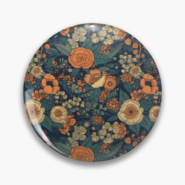 Item preview, Multicolored Flowers In Retro Style Pattern Gift designed and sold by AtisanArt.