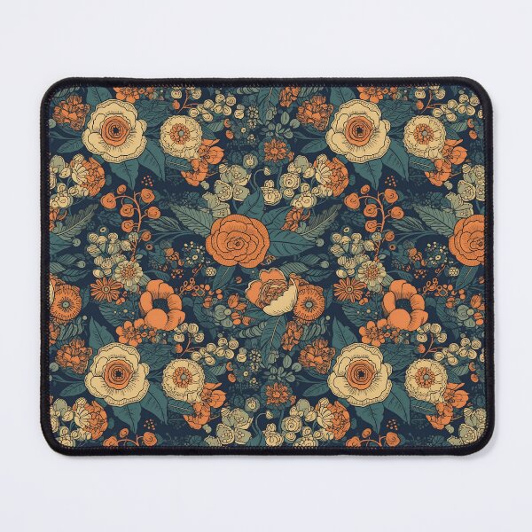 Item preview, Multicolored Flowers In Retro Style Pattern Gift designed and sold by AtisanArt.
