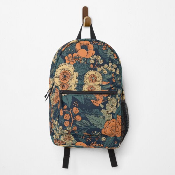 Item preview, Multicolored Flowers In Retro Style Pattern Gift designed and sold by AtisanArt.