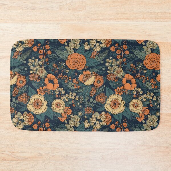 Item preview, Multicolored Flowers In Retro Style Pattern Gift designed and sold by AtisanArt.
