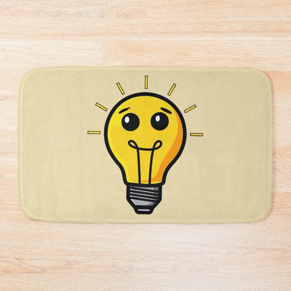 Item preview, Funny emoticon face on light bulb  designed and sold by Donutlovers.