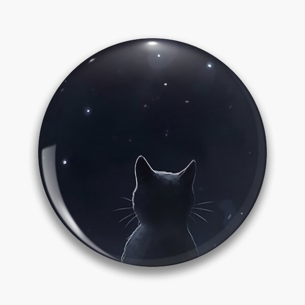 Item preview, Cat on a Starry Night designed and sold by TheThreePixels.