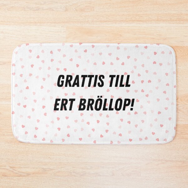 Item preview, Grattis till ert bröllop, congratulations on your wedding in Swedish language, Swedish wedding  designed and sold by Pommallina.