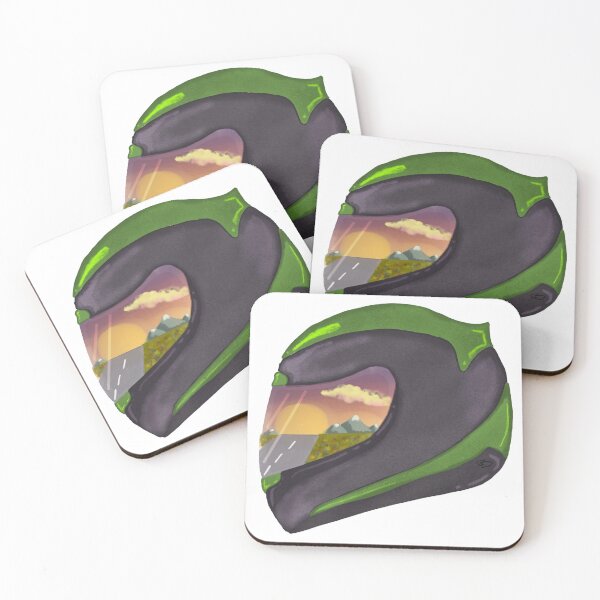 Item preview, An epic landscape reflected in your visor! designed and sold by CUSCUPIRETA .