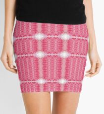 Red, small, pattern, grouped, rectangles, squares Mini Skirt