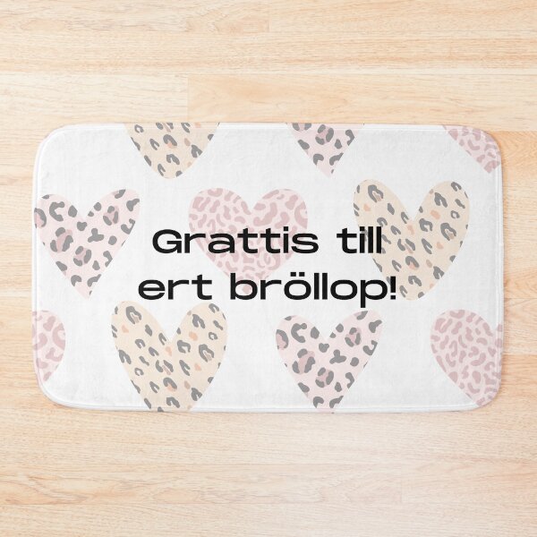 Item preview, Grattis till ert bröllop, congratulations on your wedding in Swedish language, Swedish wedding  designed and sold by Pommallina.