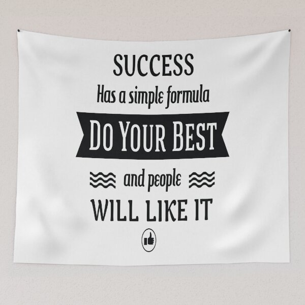 Item preview, Success has a Simple Formula Do Your Best and People Will Like It / Startup Inspirational Quote designed and sold by ProjectX23.