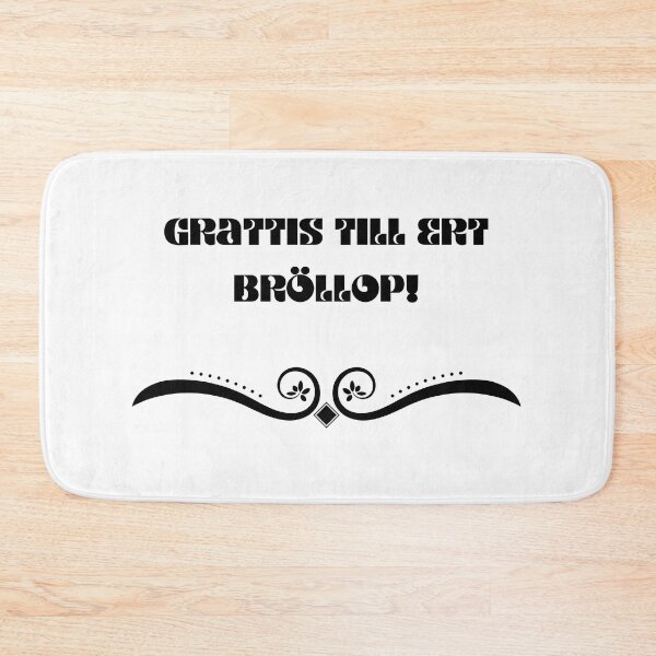 Item preview, Grattis till ert bröllop, congratulations on your wedding in Swedish language, Swedish wedding  designed and sold by Pommallina.