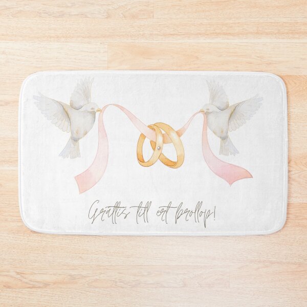 Item preview, Grattis till ert bröllop, congratulations on your wedding in Swedish language, Swedish wedding  designed and sold by Pommallina.