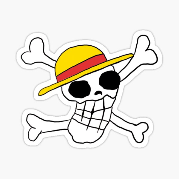 One Piece Skull Stickers for Sale