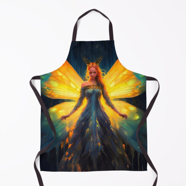 Item preview, Fairy with Iridescent Glowing Wings designed and sold by Art by Lilia.