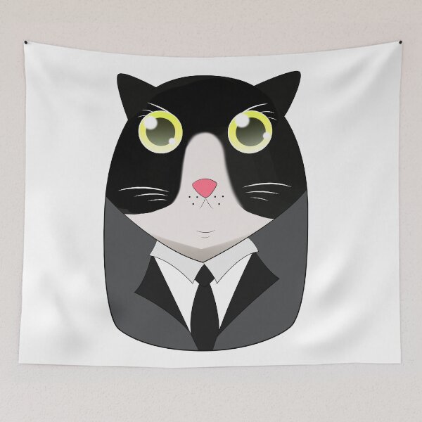 Item preview, a Cat born with Tuxedo suit designed and sold by Catifornia.