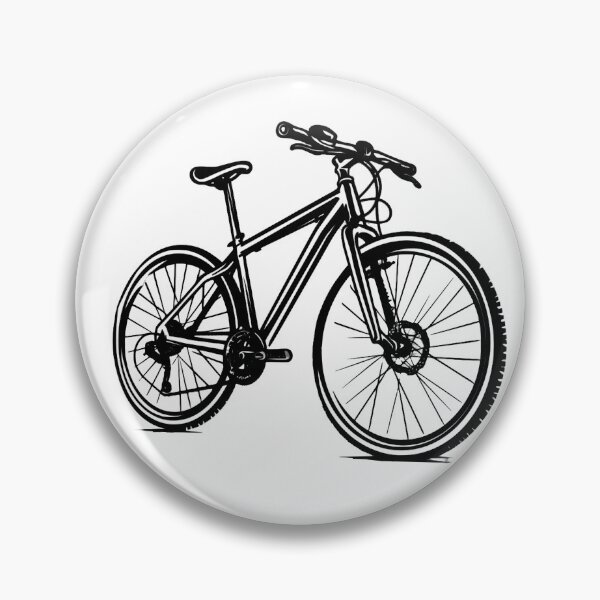 Artikelvorschau, black bicycle logo art - Different logo size, position, color? Email me - entworfen und verkauft von Picture-Art.