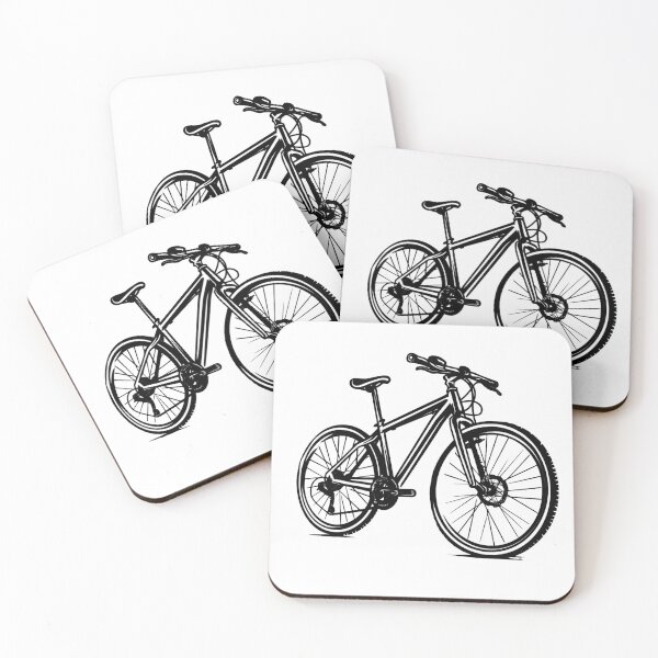 Item preview, black bicycle logo art - Different logo size, position, color? Email me -  designed and sold by Picture-Art.