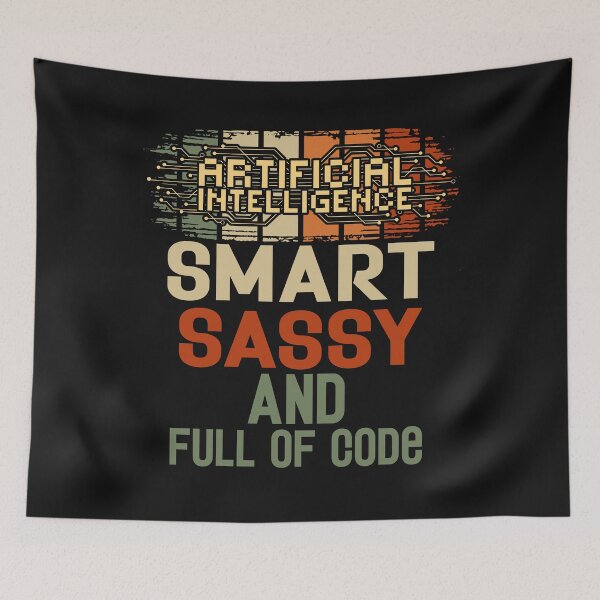 Item preview, Artificial intelligence funny quote A.I. smart sassy and full of code designed and sold by HomeCoquette.