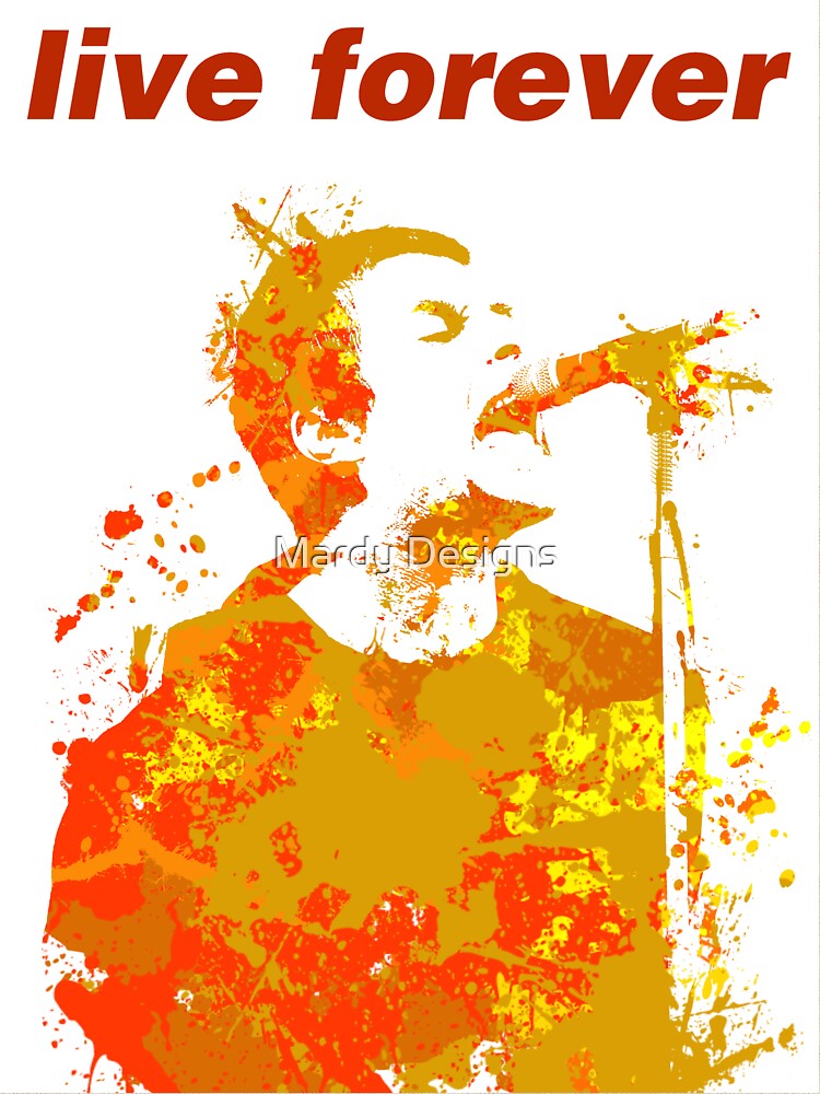 "Liam Gallagher - live forever" Pullover Hoodie by ...