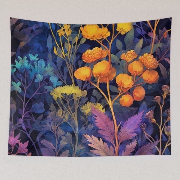 Item preview, Herbal Abstract print 1 designed and sold by Art by Lilia.