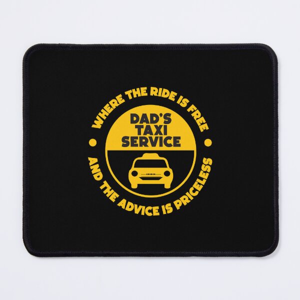 Item preview, DAD'S TAXI SERVICE fathers day funny dad papa chauffeur cab designed and sold by w1ckerman.
