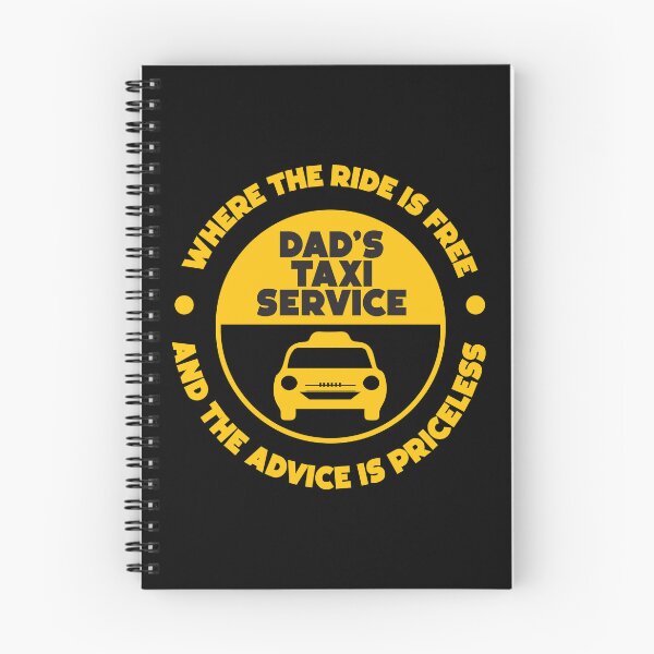 Item preview, DAD'S TAXI SERVICE fathers day funny dad papa chauffeur cab designed and sold by w1ckerman.