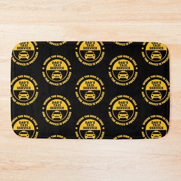 Item preview, DAD'S TAXI SERVICE fathers day funny dad papa chauffeur cab designed and sold by w1ckerman.