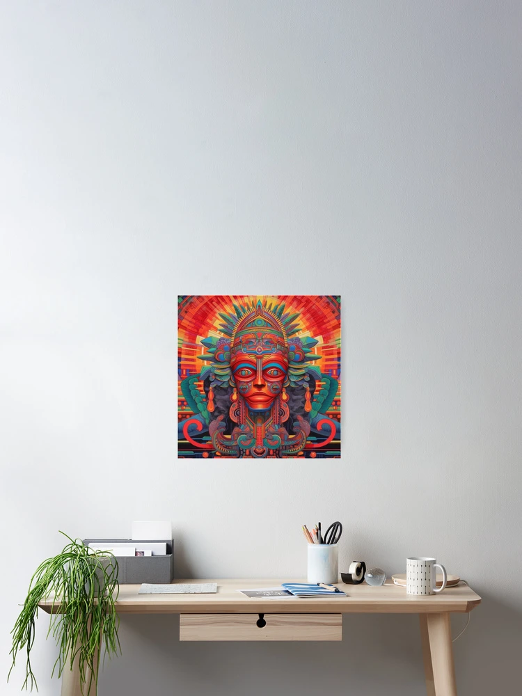 Thumbnail 2 of 3, Poster, Abstract Aztec Patterns designed and sold by Desfix.