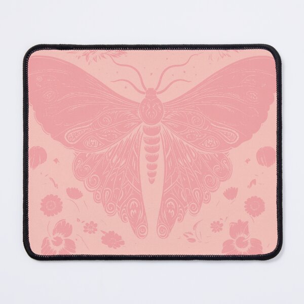 Item preview, Vintage Pink Stamped Butterfly designed and sold by Happy Mood Design.