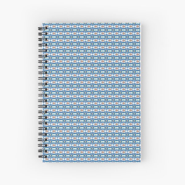 Flower Pattern "Meghan" Spiral Notebook
