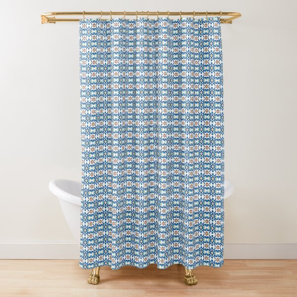 Flower Pattern "Meghan" Shower Curtain