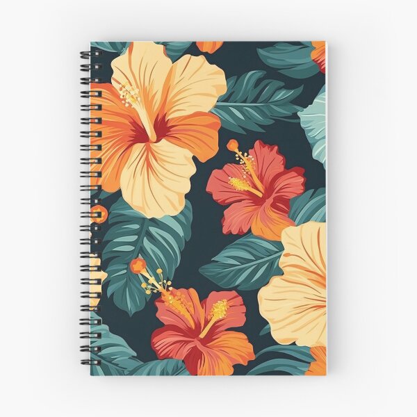 Item preview, Vibrant Paradise: A Burst of Color from Tropical Flowers and Leaves designed and sold by SeamlessGuru.