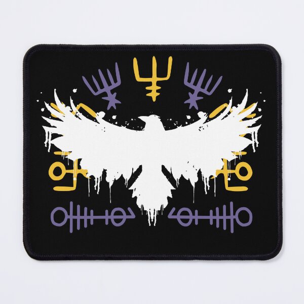 Item preview, Viking symbols runes and raven designed and sold by JanooFactory.