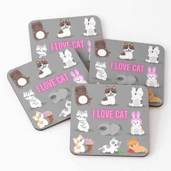 Item preview, I Love Cat designed and sold by MaypanaShop.
