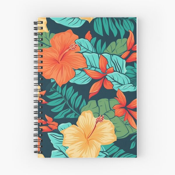 Item preview, Floral Paradise: A Magnificent Display of Colorful Tropical Flowers and Leaves designed and sold by SeamlessGuru.
