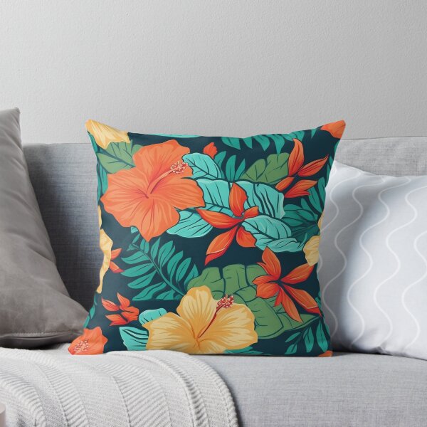 Item preview, Floral Paradise: A Magnificent Display of Colorful Tropical Flowers and Leaves designed and sold by SeamlessGuru.